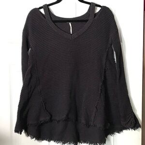 Black oversized Free People Sweater